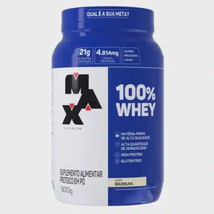 100% Whey 900g Pote – Max Titanium